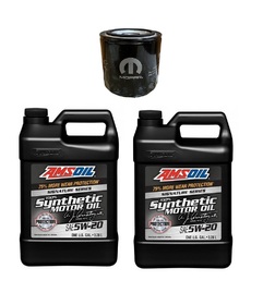 AMSOIL 5W20 7,56 L + FILTR OLEJU MOPAR JEEP DODGE CHRYSLER 5.7L V8 HEMI