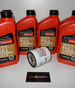 MOTORCRAFT 5W30 FULL SYNTHETIC 5,67L + FILTR OLEJU FL-910S