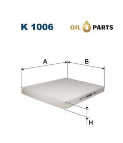 FILTR KABINOWY FILTRON K1006