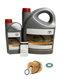 OLEJ TOYOTA 5W30 C2 6L + FILTR OLEJU TOYOTA RAV 4 IV 2.0 D 124KM 2012-2018