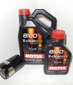 MOTUL 5W30 X-CLEAN EFE 6L + FILTR WIX HAMER H3 3.5 3.7