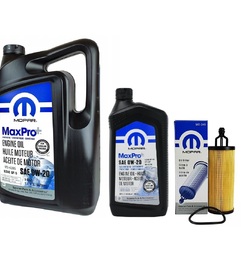 MOPAR 0W20 6L + FILTR MO-349 DURANGO PACIFICA GRAND CHEROKEE 2017- 3.6L V6 PENTASTAR
