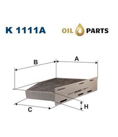 FILTR KABINOWY Z WĘGLEM FILTRON K 1111A