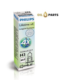 ŻARÓWKA PHILIPS H3 LONGLIFE ECOVISION karton 1szt.