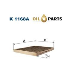 FILTR KABINOWY WĘGLOWY FILTRON K1168A