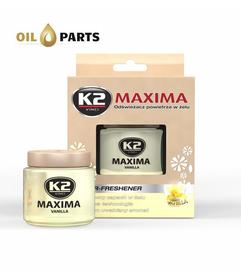 ZAPACH K2 MAXIMA VANILLA 50ML EKSKLUZYWNY W ŻELU DO AUTA I DOMU