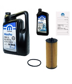MOPAR 5W30 6L + FILTR OLEJU  JEEP DODGE CHRYSLER 3.6L V6 2011-2013