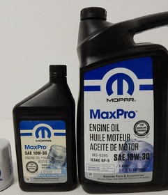 ZESTAW MOPAR OLEJ 10W30 6L + FILTR OLEJU