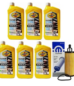 PENNZOIL  5W20 6QT + FILTR OLEJU  MOPAR MO-349