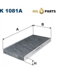 FILTR KABINOWY FILTRON K 1081A FIAT OPEL SAAB