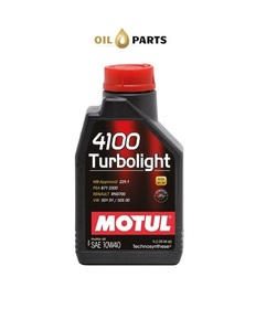 MOTUL 4100 TURBOLIGHT 10W40 1L