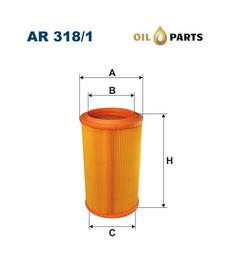 FILTR POWIETRZA FILTRON AR 318/1
