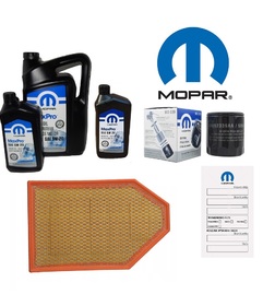 MOPAR 5W20 7L + FILTR OLEJU + FILTR POWIETRZA  